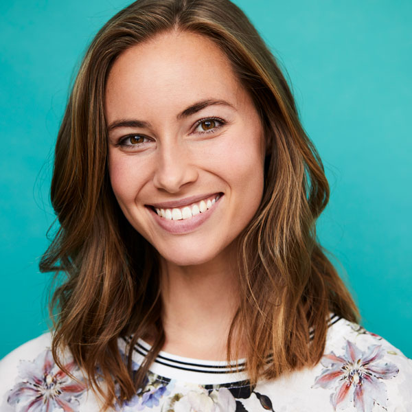 young smiling woman
