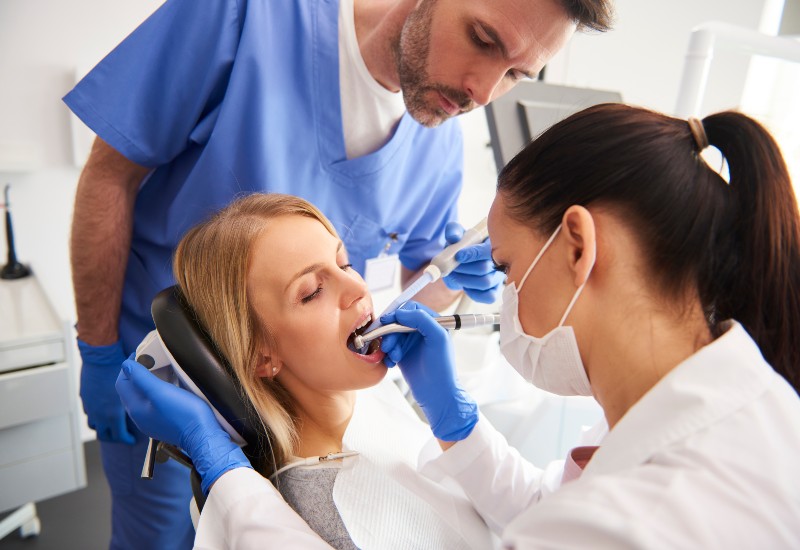 Dental checkup in Antioch, IL examining a patient's wisdom teeth